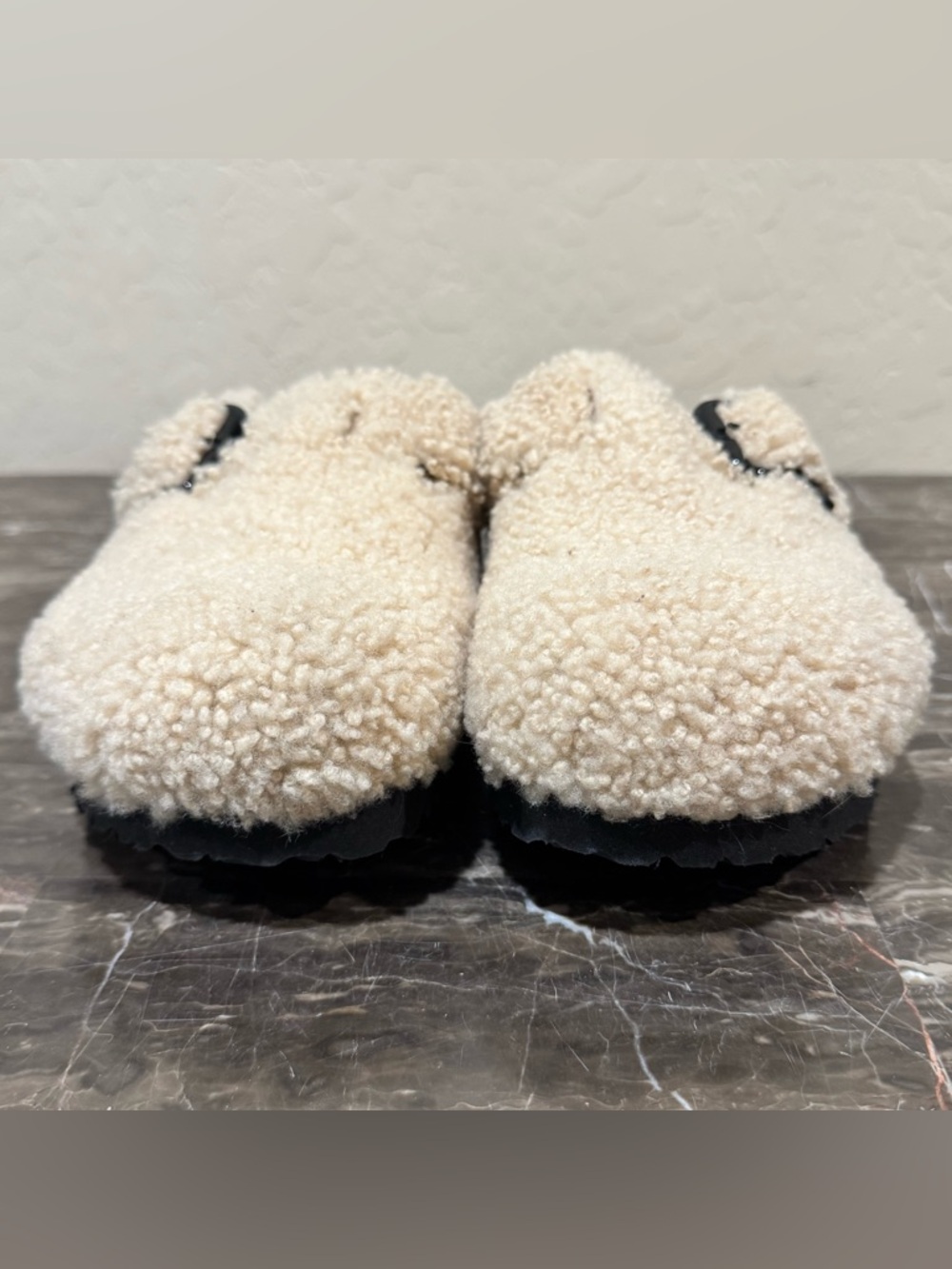 NEW Birkenstock Papillio Boston Big Buckle Sherpa Clogs - Picture 7 of 15